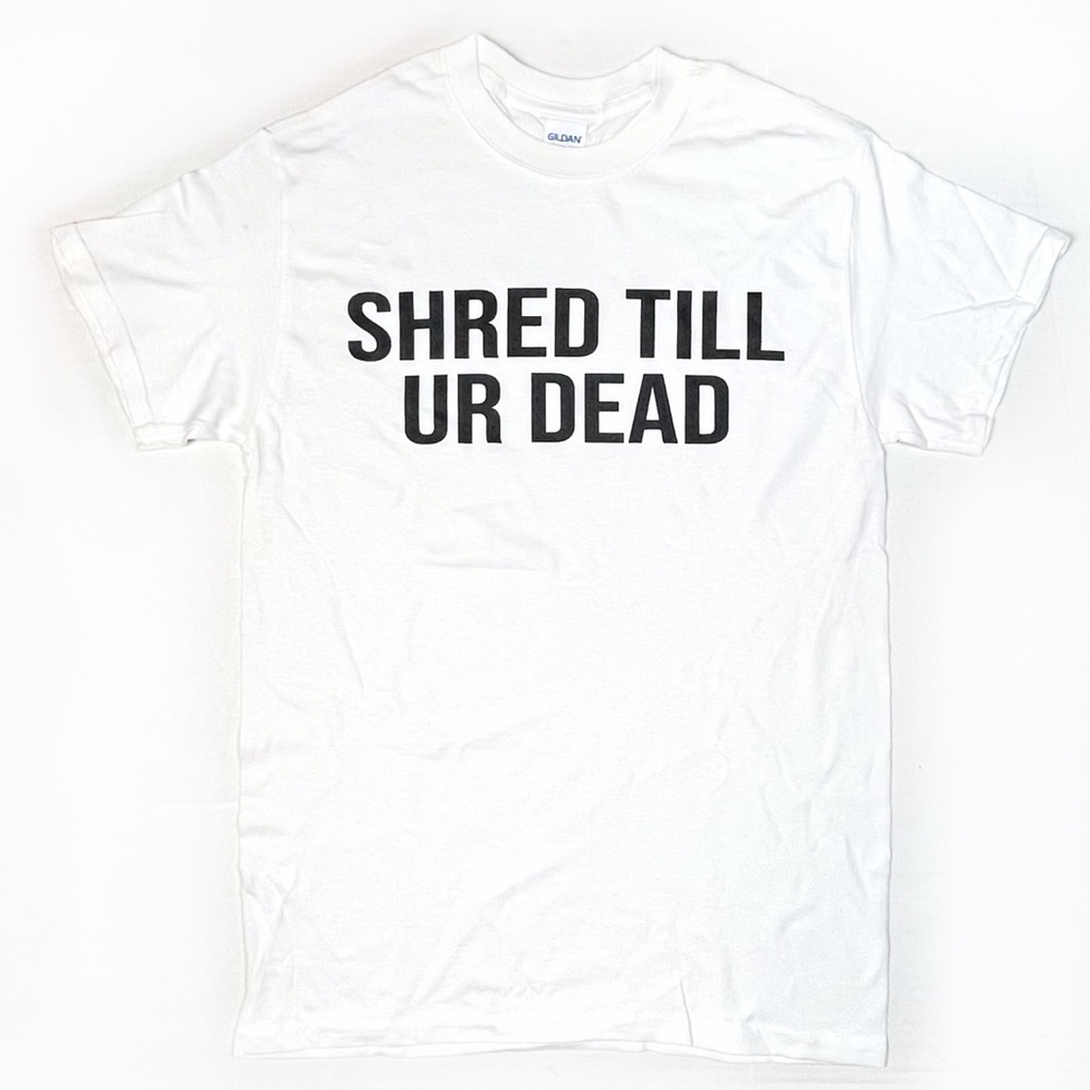 NEW ‘Shred Till Ur Dead’ Novelty Crew Neck - Picture 4 of 6